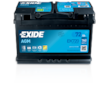 akumulátor 12V 72Ah EXIDE AGM 278x175x190 +pól vpravo