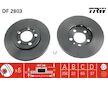 kotouč brzdový TRW přední L/P odvětrávaný zesílený 22mm