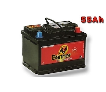 akumulátor 12V 55Ah BANNER STARTING BULL 241x175x175