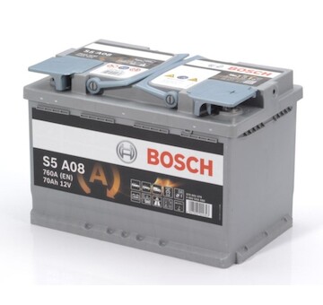 akumulátor 12V 70Ah 760A BOSCH S5 A08 278x175x190 mm +pól vpravo