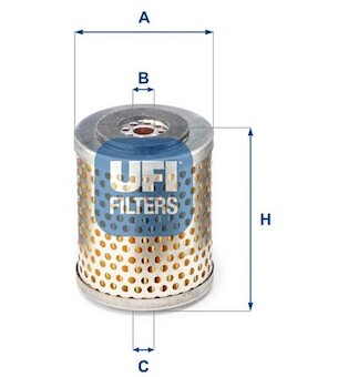 filtr paliva UFI 26.663.00 IVECO, MAN, MERCEDES
