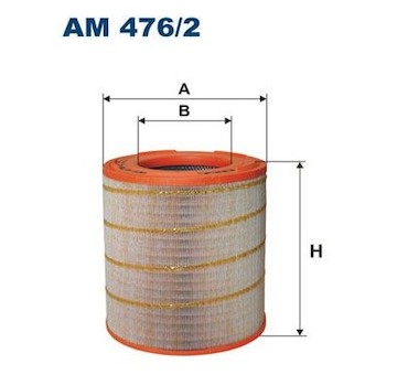 filtr vzduchu FILTRON AM476/2, K950, IRISBUS, IVECO