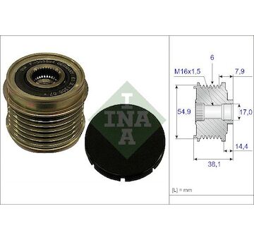 předstihová spojka INA 535 0176 10