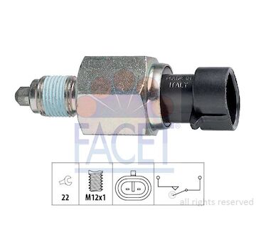spínač světla zpátečky FACET M12x1mm