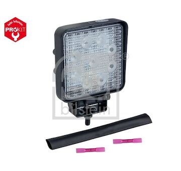 světlomet pracovní FEBI hranatý 9xLED 12/24V 2200lm 108x135x40 kabel 1,5m