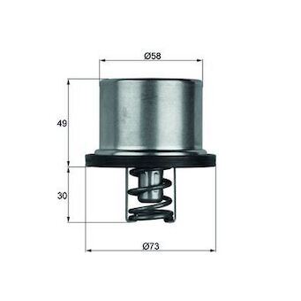 termostat 86°C MAHLE Crossway IVECO, RENAULT SCANIA, VOLVO
