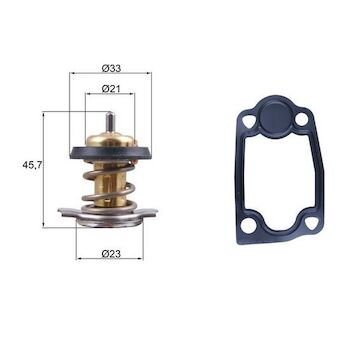 termostat chladiva 79° MAHLE FIAT