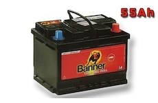 akumulátor 12V 55Ah BANNER STARTING BULL 241x175x175
