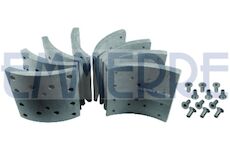 sada brzdového obložení EMMERRE 196x22/13mm s nýty IVECO