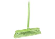 smeták plastový barevný 30 cm + hůl