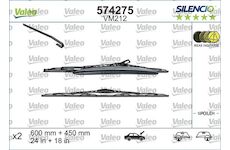 stěrač VALEO VM212 SILENCIO 600mm+450mm ramínkový