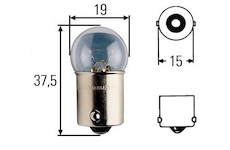 žárovka 24V/10W Ba15s HELLA