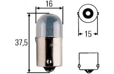 žárovka 24V/5W Ba15s HELLA