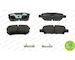 sada brzdových desek FERODO PREMIER ECO FRICTION 24014, 24015 ZN JEEP, MITSUBISHI