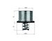termostat 86°C MAHLE Crossway IVECO, RENAULT SCANIA, VOLVO