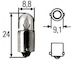 žárovka 24V/2W Ba9s HELLA