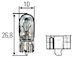 žárovka 24V/2W sklo W2,1x9,5D T10 HELLA